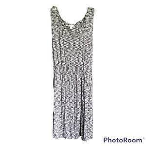 Merona Casual Tank Dress with Waistline & String Belt - L